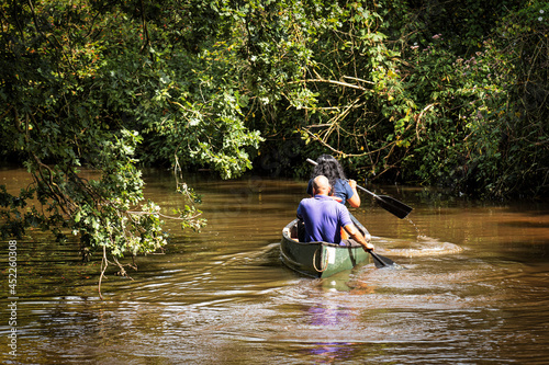 canoe trip on the dommel near valkenswaard