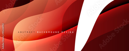 Wallpaper Mural Trendy simple fluid color gradient abstract background with dynamic wave line effect. Vector Illustration For Wallpaper, Banner, Background, Card, Book Illustration, landing page Torontodigital.ca