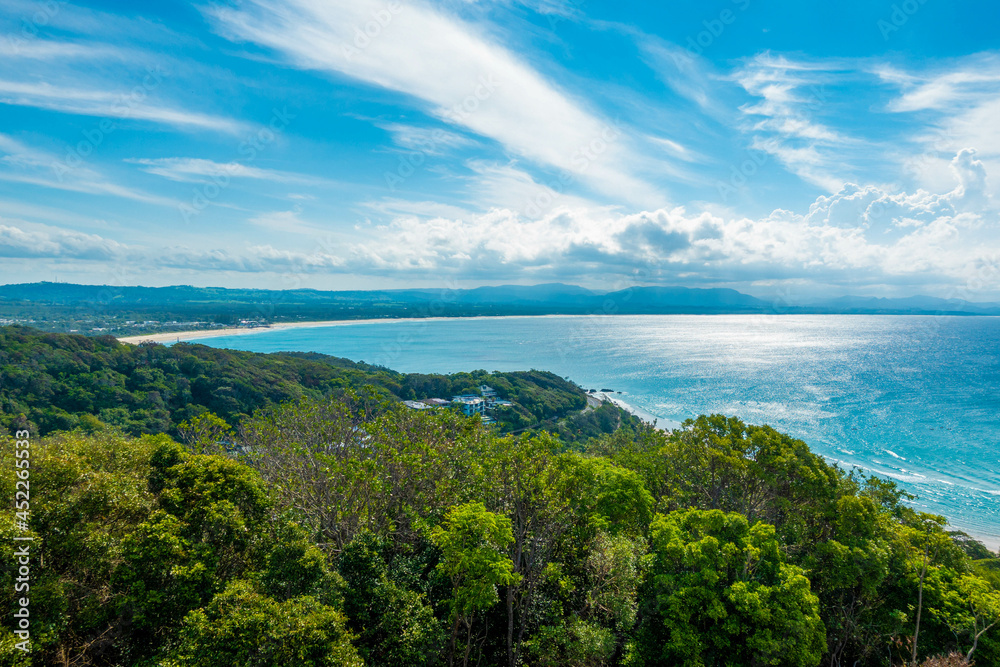 オーストラリアのゴールドコースト、バイロン・ベイ周辺の観光名所を旅行している風景 Scenes from a trip around Byron Bay, Gold Coast, Australia. 