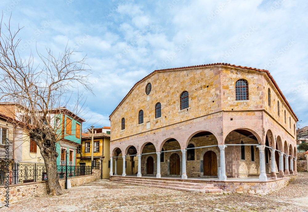 Obraz premium Taksiyarhis Church view in Ayvalik. Ayvalik is populer tourist destination in Turkey.