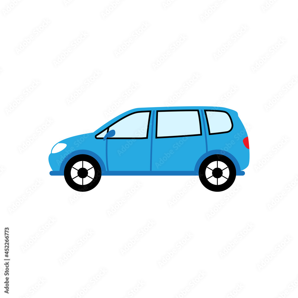 Car icon illustration design template