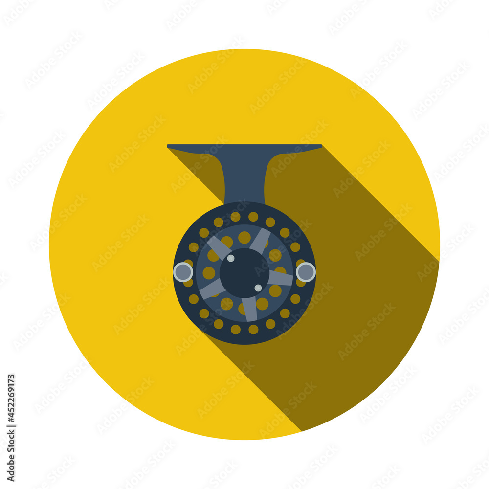 Icon Of Fishing Reel