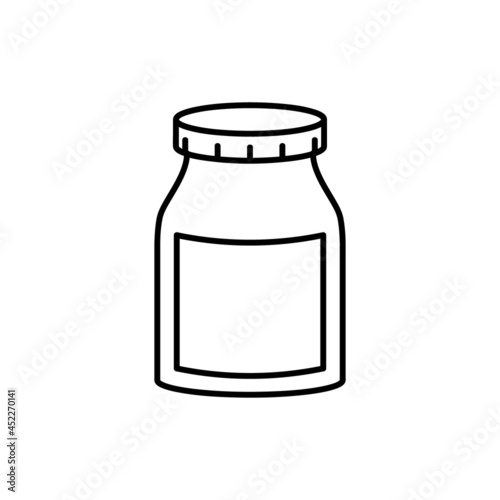 Pills flat icon. Pictogram for web. Line stroke. Isolated on white background. Vector eps10. Preparats for health