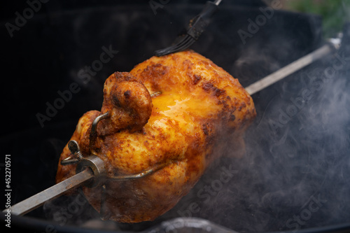 Grillhendl oder Wiesnhendl - Hühnchen vom Grill photo