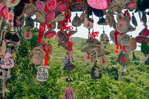 China ethnic buildings and objects in Sanya Hainan