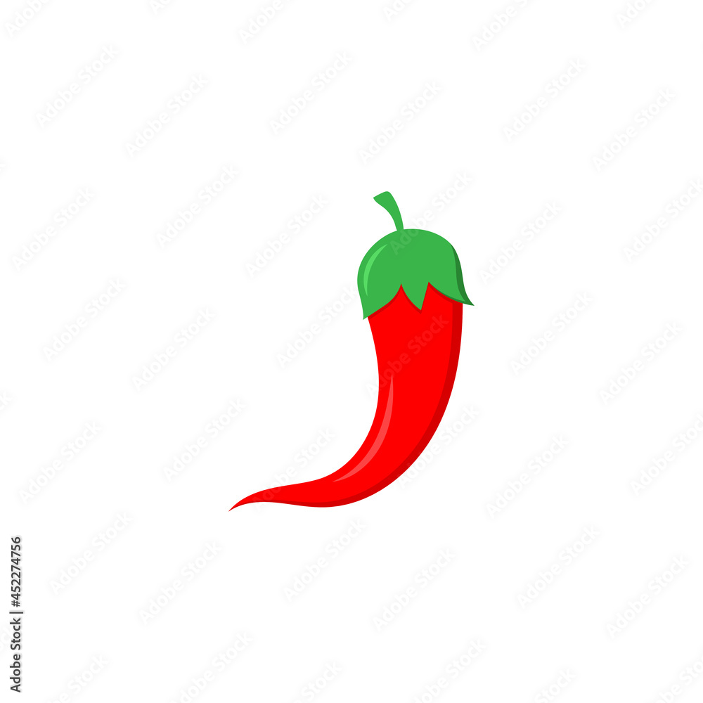 Chili icon design illustration template Chili icon design illustration template