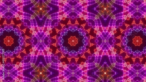 Red and Purple Kaleidoscope Wallpaper