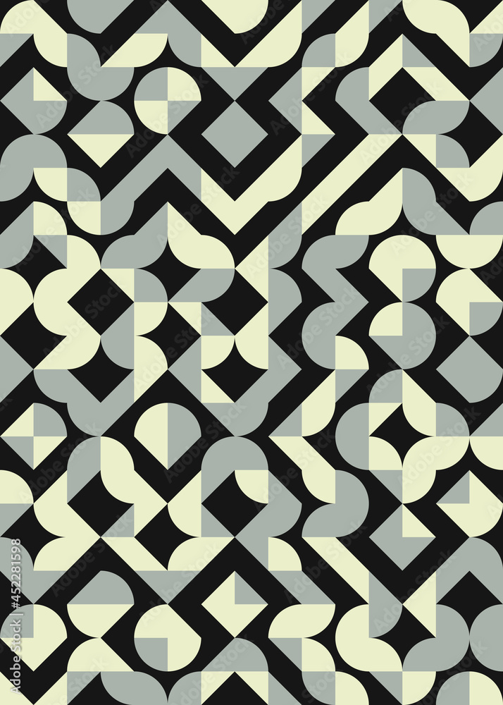 Abstract Geometric Pattern generative computational art illustration Abstract Geometric Pattern generative computational art illustration