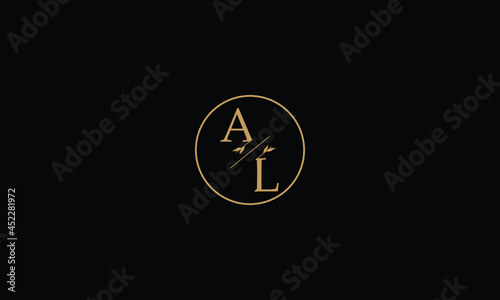  Monogram AL vector logo letters
