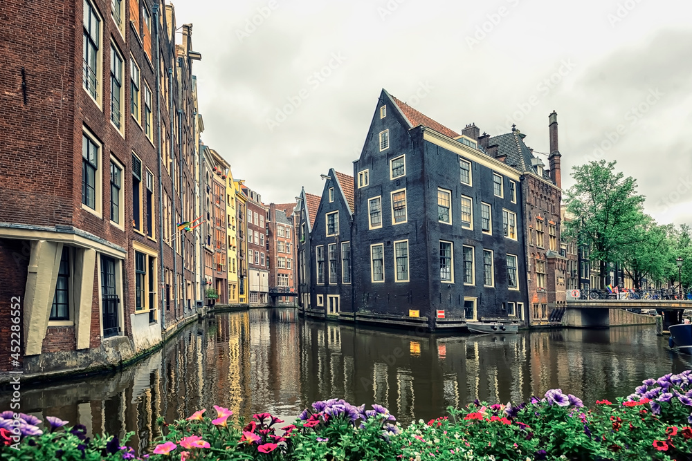Amsterdam city in the daytime, Netherlands