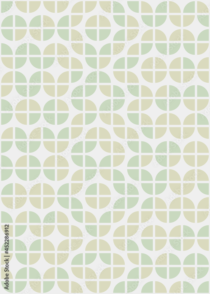 Fototapeta premium Abstract Geometric Pattern generative computational art illustration