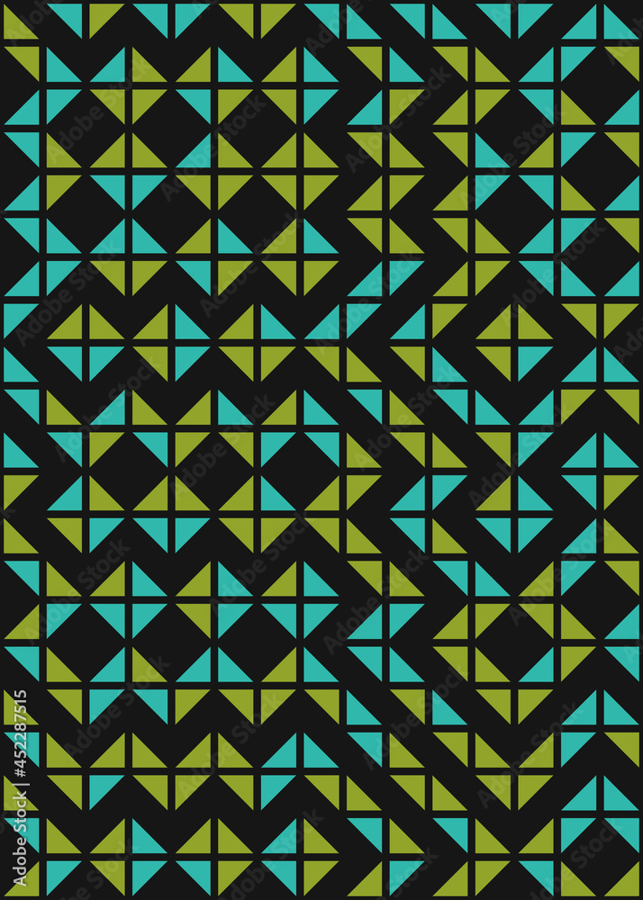 Abstract Geometric Pattern generative computational art illustration Abstract Geometric Pattern generative computational art illustration