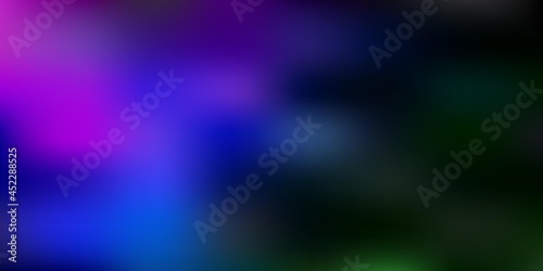 Dark multicolor vector blur texture.