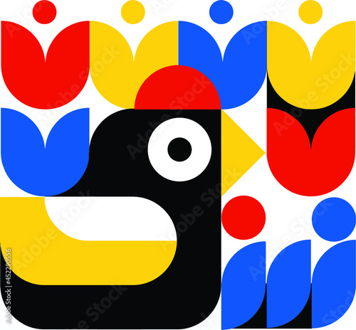 Geometric Duck graphics