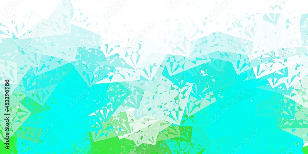 Light Green vector backdrop with triangles, lines. Light Green vector backdrop with triangles, lines.