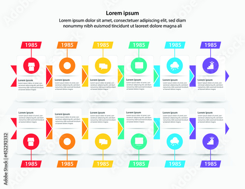 set of infographic elements for web design