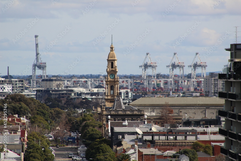 Melbourne view docks