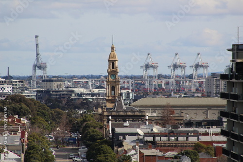Melbourne view docks © Craig