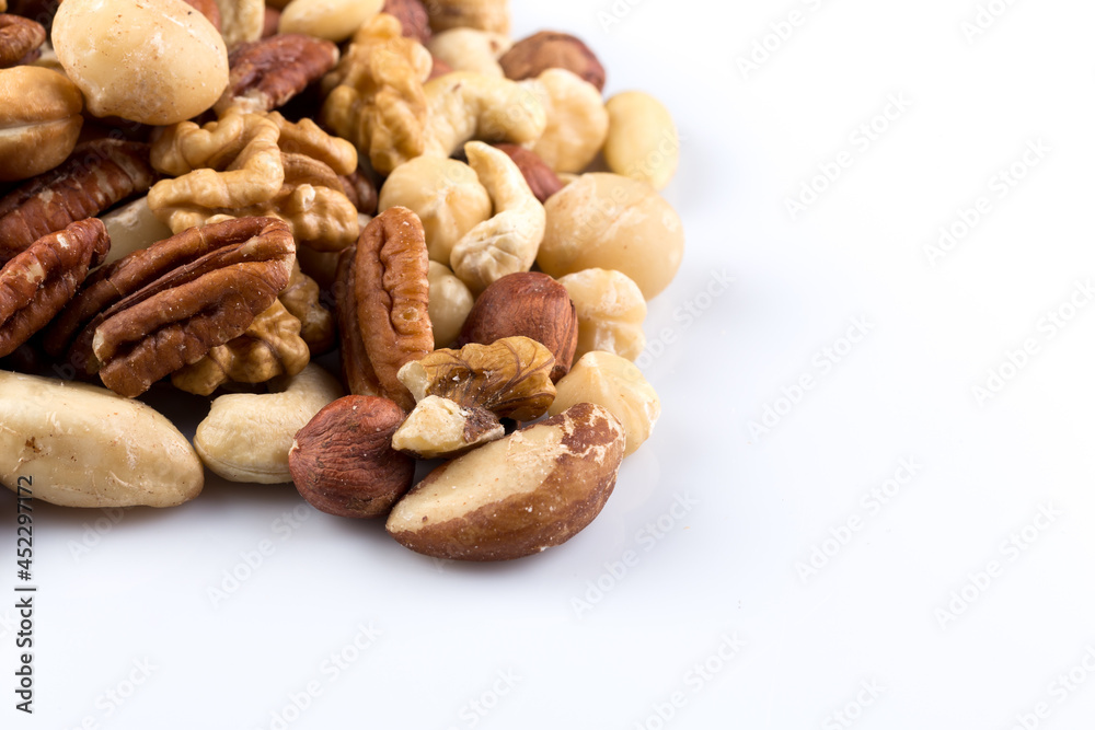 Large diversity of healthy nuts Large diversity of healthy nuts