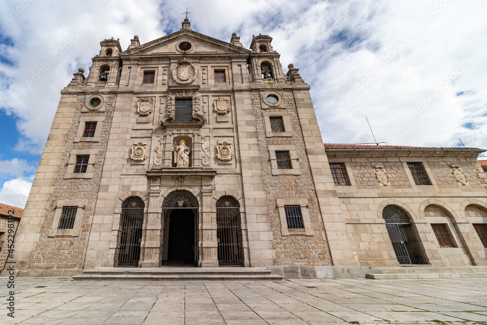 The church - convent of Santa Teresa is a building in Spain located in the city of Avila. Building built in the birthplace of Santa Teresa de Jesús, dedicated to the order of the Discalced Carmelites