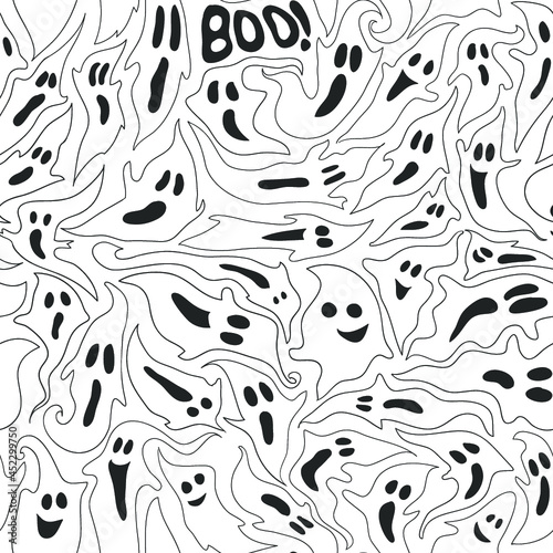 Halloween seamless pattern