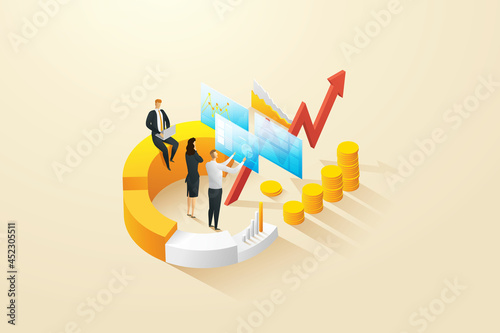 Financial Management Performance Analysis Infographic .
