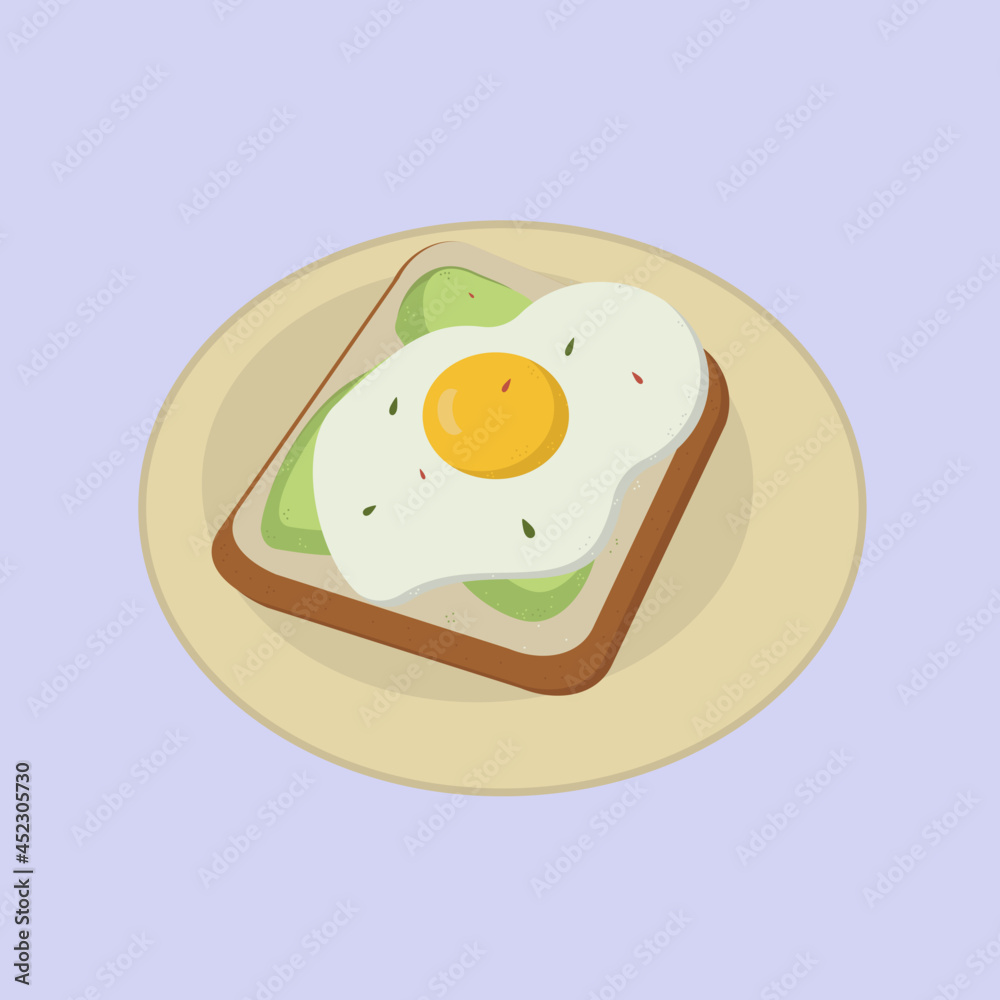 fried egg and avocado toast fried egg and avocado toast