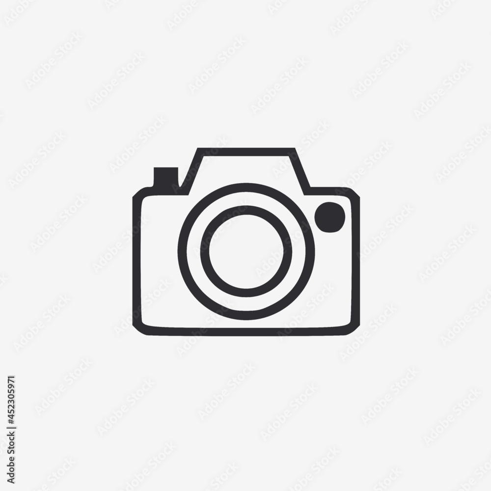 Vector illustration of camera icon