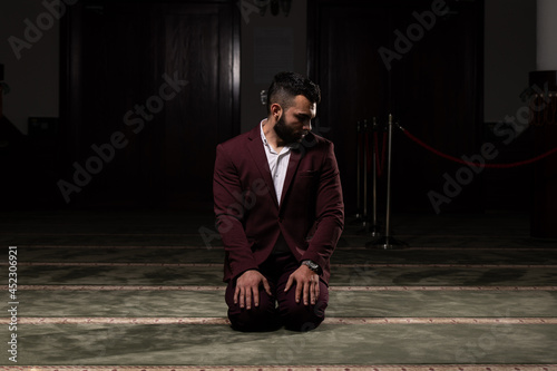 Portrait of a Prayer at Mosque