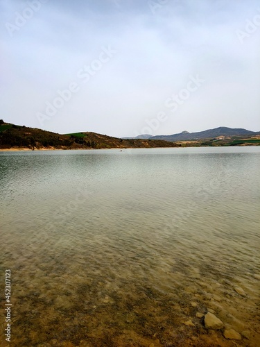  photo picture beautiful lake in the Basque Country Aoiz Navarra