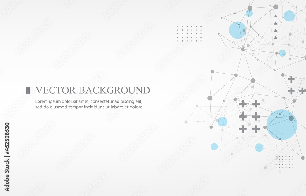 Abstract futuristic geometric vector white background Abstract futuristic geometric vector white background