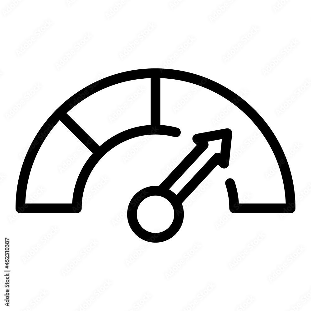 Level of management icon outline vector. Job project. Online business Level of management icon outline vector. Job project. Online business