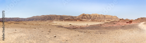 Fantastically  beautiful landscape in summer in Timna National Park near Eilat  southern Israel.