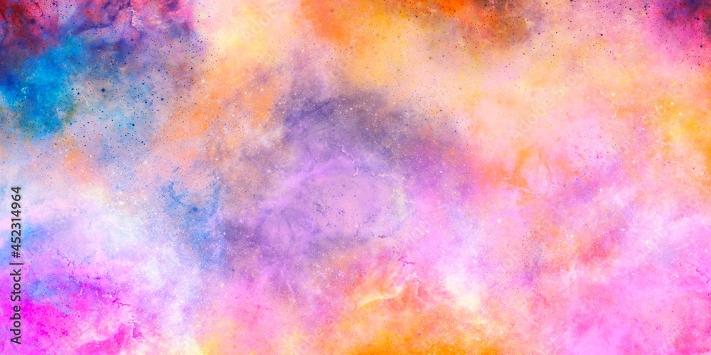 Abstract background with grunge multicolor template.