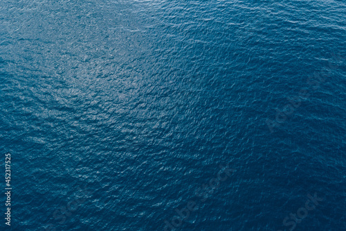 Aerial view of beautiful sea wave surface