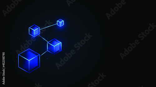 this is block chain technology and bitcoin cryptocurrency background