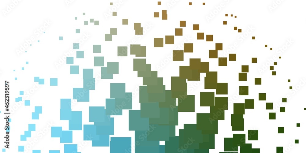 Light Blue, Green vector texture in rectangular style. Light Blue, Green vector texture in rectangular style.