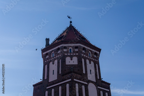 Old beautiful medieval castle tower