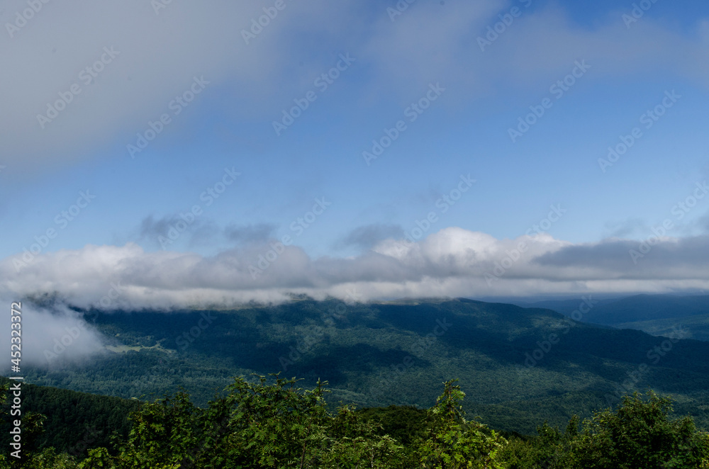 Bieszczady Wielka Rawka Panorama 