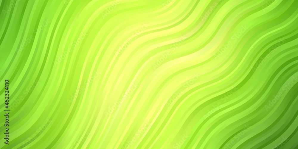 Light Green vector texture with curves. Light Green vector texture with curves.