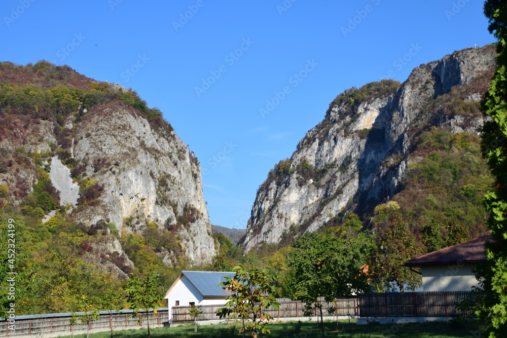 The Oltetului Gorges from Polovragi 11 The Oltetului Gorges from Polovragi 11