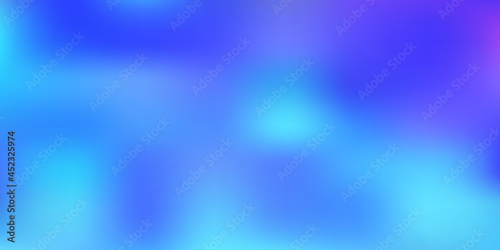Light pink, blue vector abstract blur background.