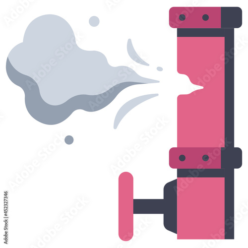 Leak pipe icon