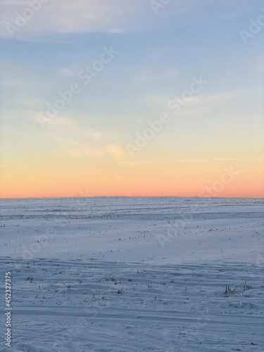 sunset over the sea