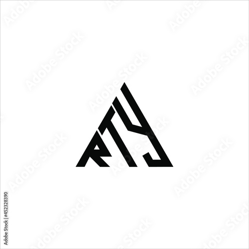 RTY letter logo creative design. RTY unique design
