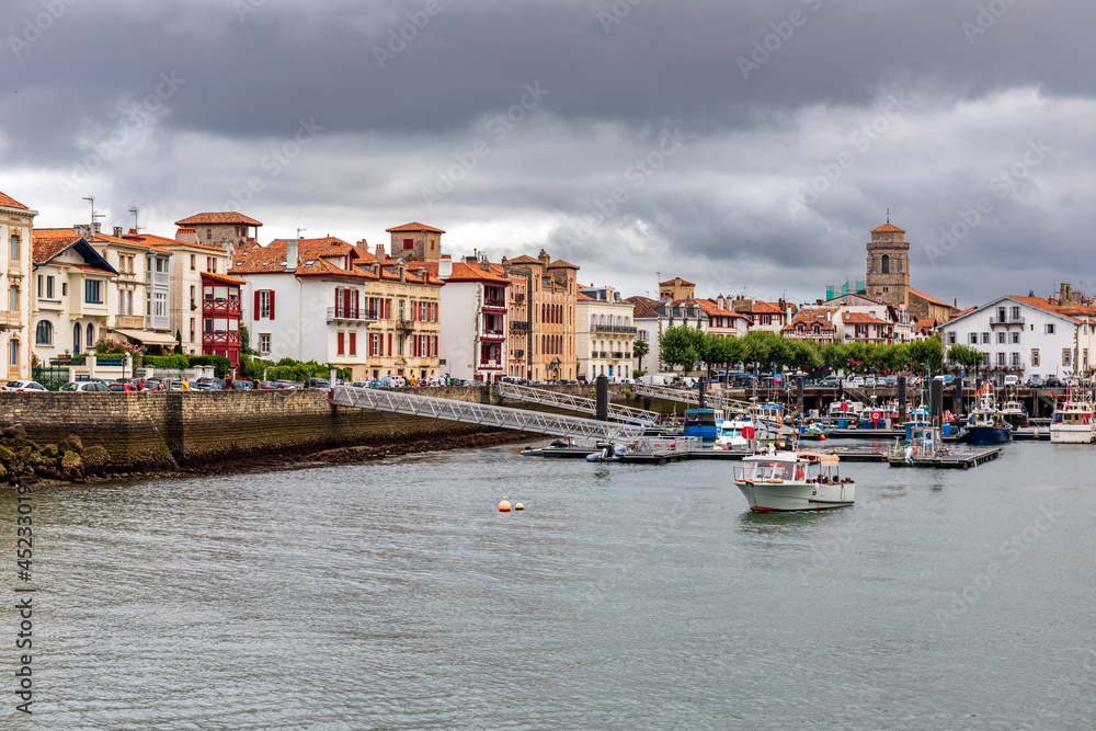 Saint-Jean-de-Luz Harbour, Pyrénées-Atlantiques, Basque Country, France