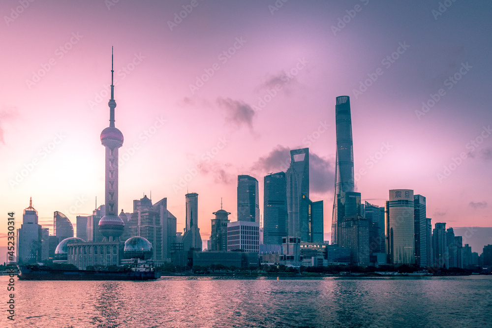 Shanghai Pudong Sunrise