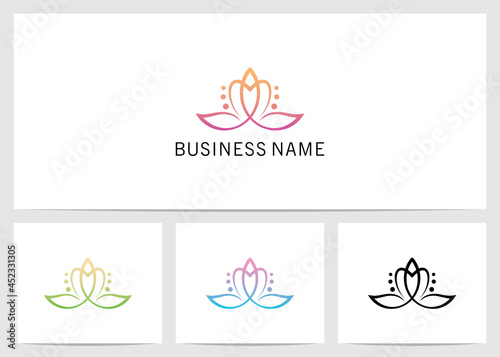 Lily And Heart Logo Design