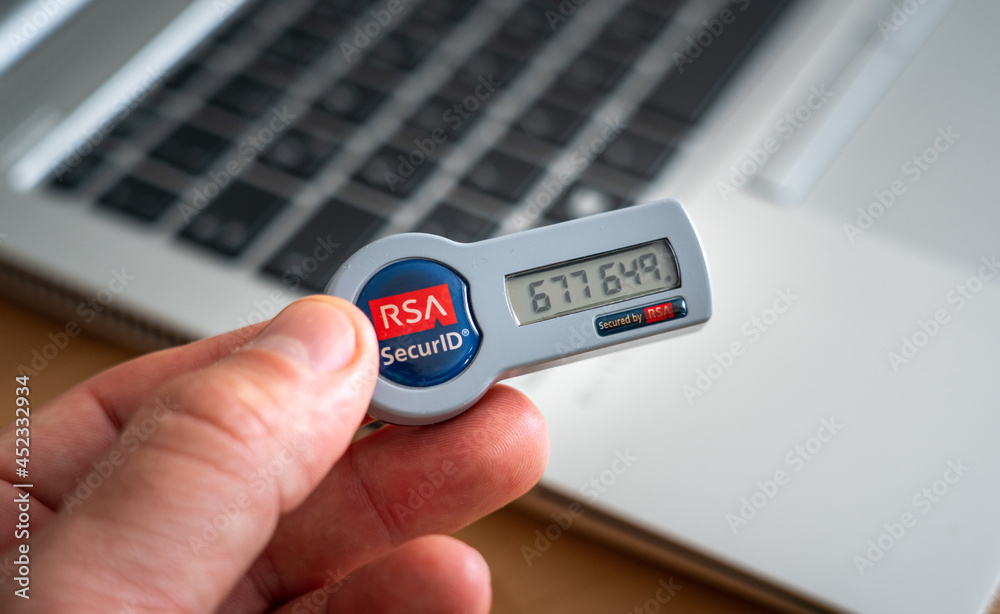 RSA SecurID token Stock Photo | Adobe Stock