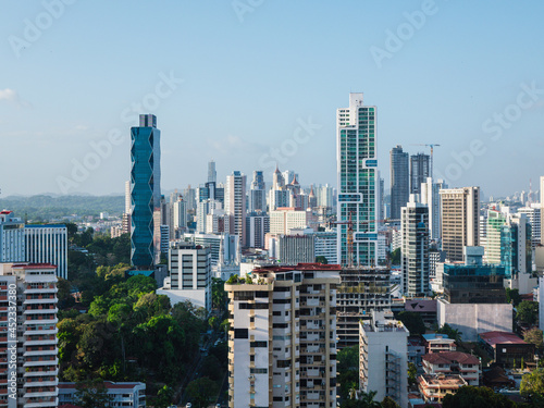 Panoramic view on the Panama city. © VaLife